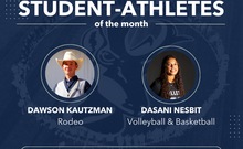 Pronghorn Booster Club Athletes of the Month